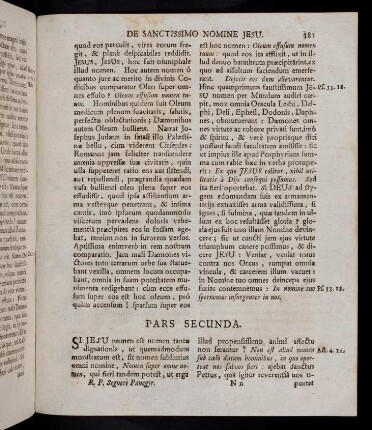 281-285, Pars Secunda