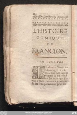 Livre Douzième.