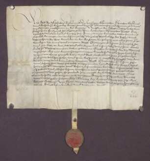 Der Propst zu Ellwangen belehnt den Kurfürsten von der Pfalz bzw. dessen Lehnsträger mit der Burg Strahlenberg, der Stadt Schriesheim sowie zugehörigen Gütern und Gerechtsamen.