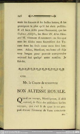 [Août 1760]
