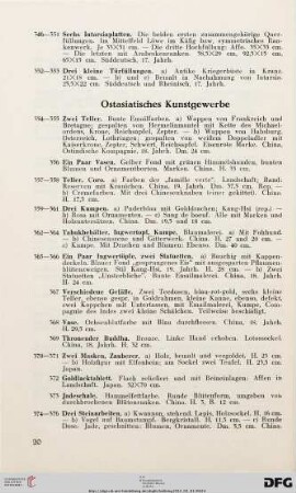 Ostasiatisches Kunstgewerbe (Nr. 354-376)