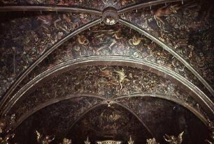 Gewölbebausmalung: Engel und Allegorien in Grotesken