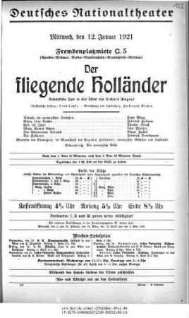Der fliegende Holländer