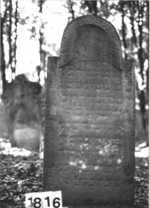 Grabstein 1816