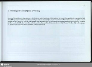 4. Frömmigkeit und religiöse Erbauung