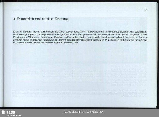 4. Frömmigkeit und religiöse Erbauung