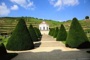 Radebeul-Niederlößnitz. Schloss Wackerbarth. Belvedere (Wiederaufbau 1884/1885)