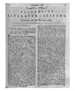 Geographisch-politsch-statistische Tabellen von Deutschland zum Gebrauch auf Schulen bestimmt. - Breslau, Brieg und Leipzig : Gutsch, 1785