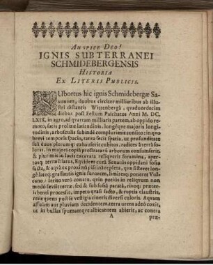 Historia Ex Literis Publicis