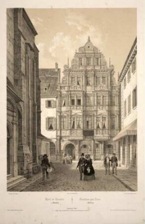 Gasthaus zum Ritter in Heidelberg - Hôtel du Chevalier à Heidelberg