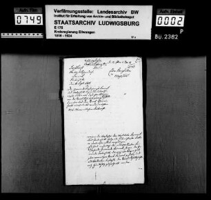 Ortsvorsteher zu Baiereck