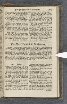 Der Brief Paulus an die Galater.