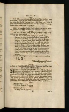 161-172, Nro. 141 - 144