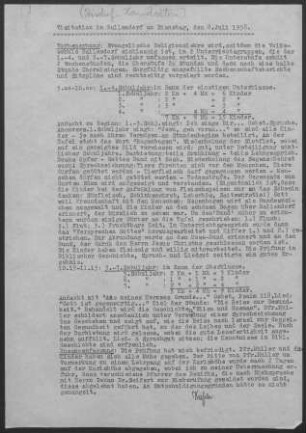 Ballendorf und Börslingen: Visitationsbericht mit Pfarrbericht 1958