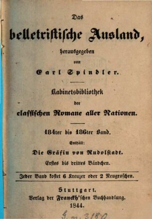 Die Gräfin von Rudolstadt, 4/7