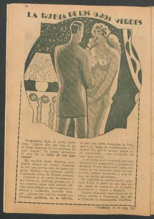 La rubia de los ojos verdes