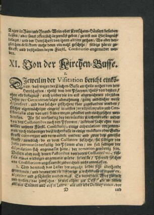 XI. Von der Kirchen-Busse.