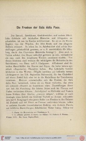 Die Fresken der Sala della Pace