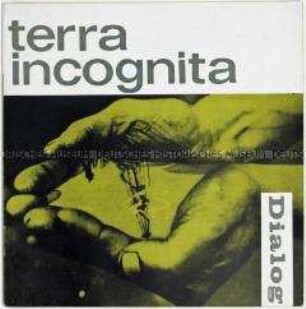 Programmheft des Volkstheaters Rostock zu dem Theaterstück "terra incognita"