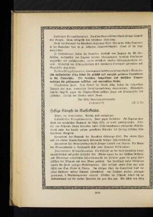 Heftige Kämpfe im Karst=Gebiet.