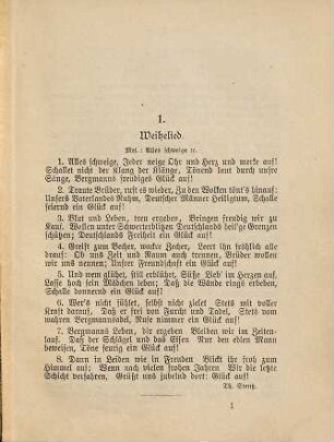 Liederbuch für Berg- und Hüttenleute