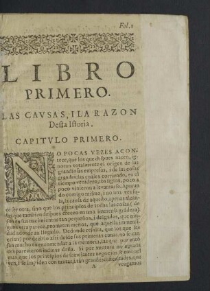 Libro primero.