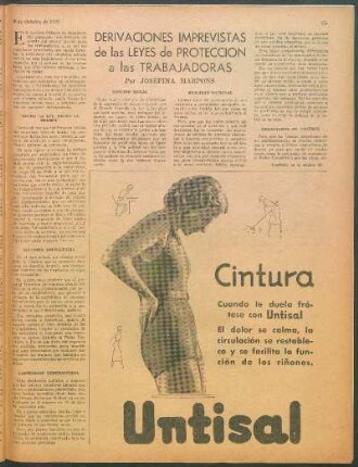 Derivaciones imprevistas de las leyes de protección a las trabajadoras