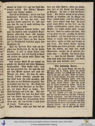 Die beständige Nonne.