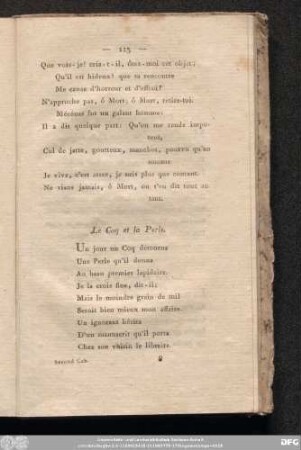 Le Coq et la Perle.