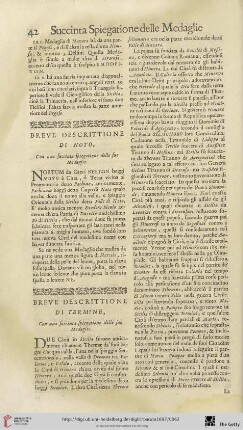 Breve descrittione di Noto