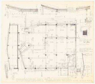 Maschinenfabrik Wisch und Co., Berlin-Spandau Erweiterungsbau: Grundriss 2. Obergeschoss 1:50