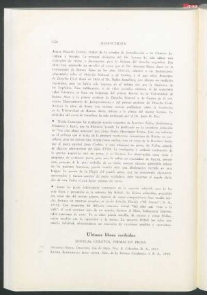 Últimos libros recibidos