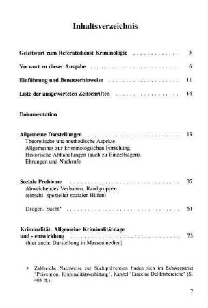 7-10, Inhaltsverzeichnis