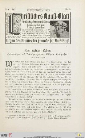 Nr. 5 (Mai 1913)