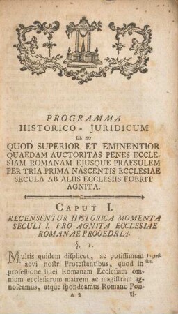 Programma historico-juridicum ...
