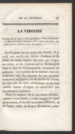 La Virginie.