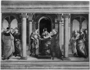 Predella-Bilderfelder eines Altars