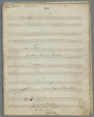 Trios, Violin, Violoncello, Klavier op. 26. - BSB Mus.Schott.Ha 13333-2