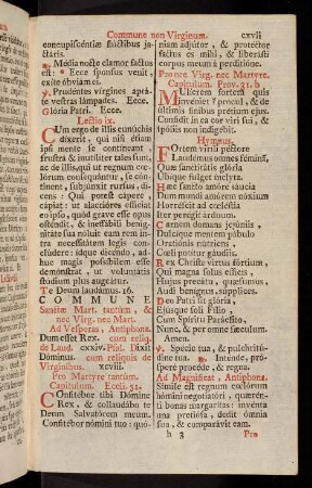 cxvii-cxxxix, Commune non Virginum; In Dedicatione Ecclesiae