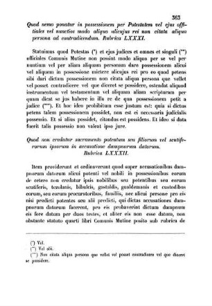 Rubrica LXXXI. - Rubrica LXXXIII.