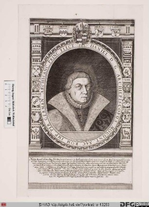Bildnis Daniel (Brendel von Homburg), 1555-82 Kurfürst u. Erzbischof von Mainz