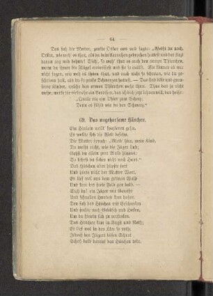 69. Das ungehorsame Häschen.