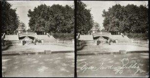 Dijon. Jardin Darcy. Brunnenanlage