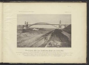 Hochbrücke über den Nord-Ostsee-Kanal bei Grünenthal.