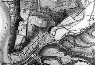 Meißen. Stadtplan von Meißen, 1811 (Stadtarchiv Meißen)