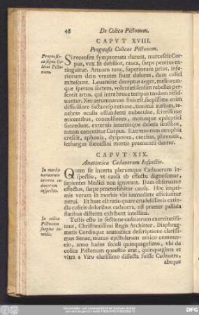Caput XIX. Anatomica Cadaverum Inspectio.