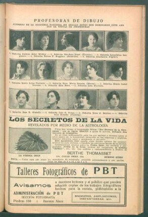 Profesoras de dibujo - [Retratos] : Alumnas de la Academia Nacional de Bellas Artes [...]