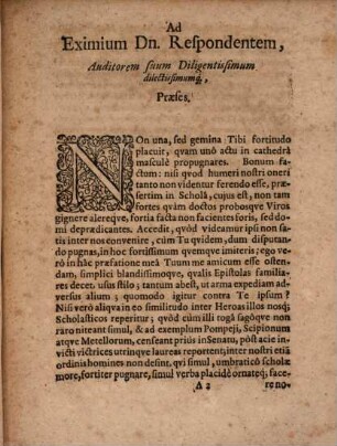 Quaestio mor. An togata fortitudo, an bellica sit potior?