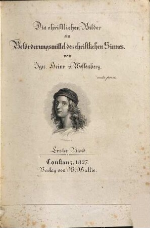 Die christlichen Bilder ein Beförderungsmittel des christlichen Sinnes, 1