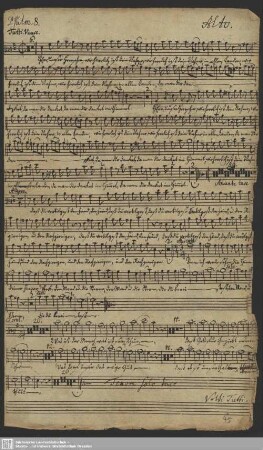 [Solo and coro:] Alto [Autograph]